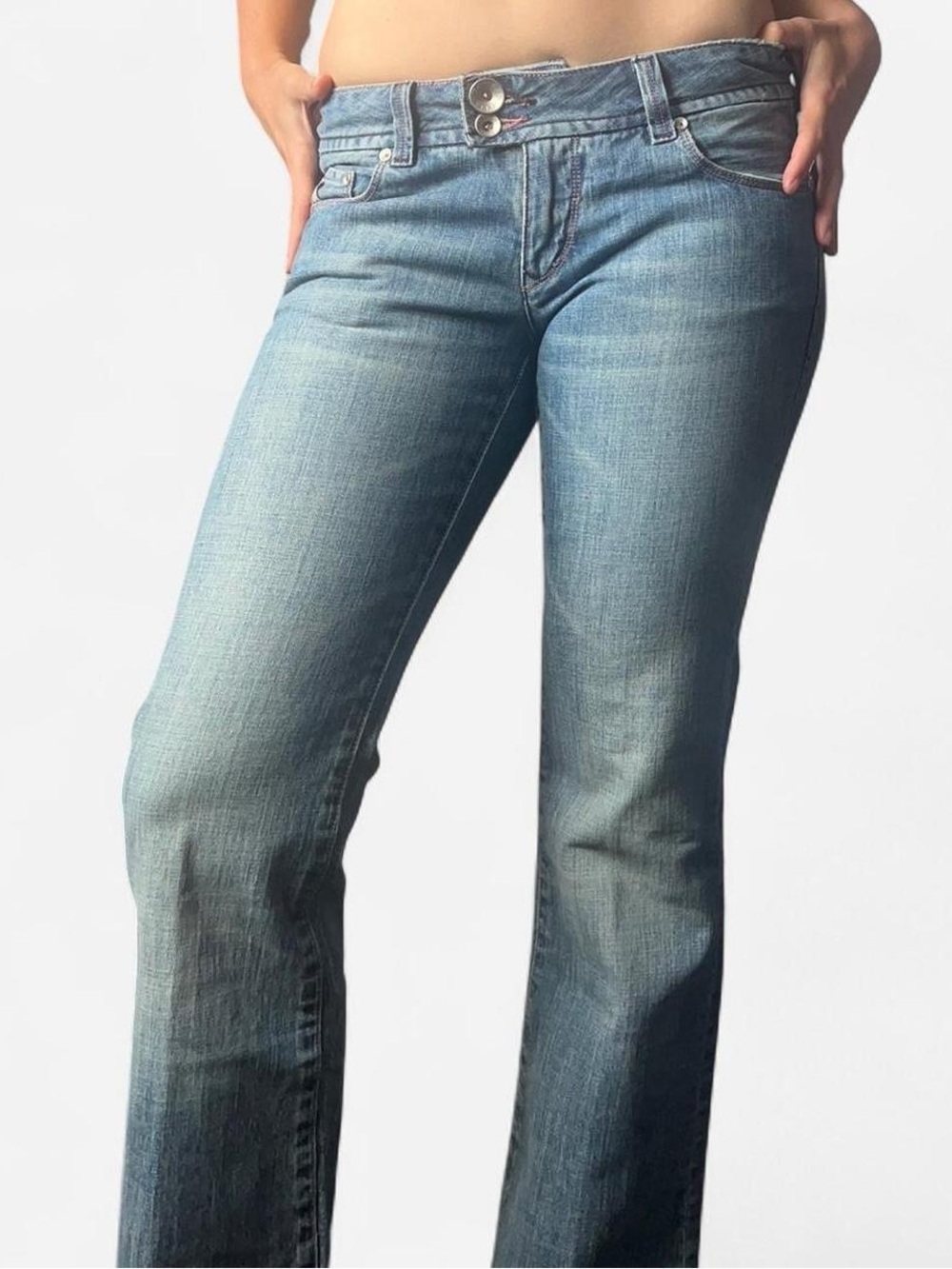 Parasuco Jeans low rise blue jeans Vintage NWT